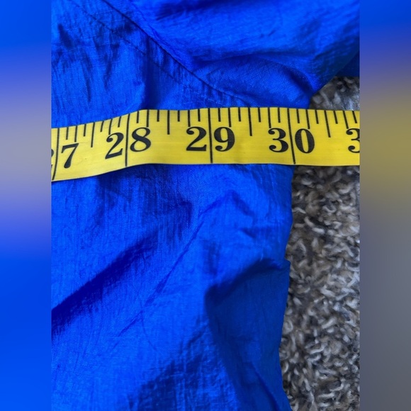 Coat Collectibles vibrant blue vintage women’s spring nylon jacket size 2X - Picture 4 of 7